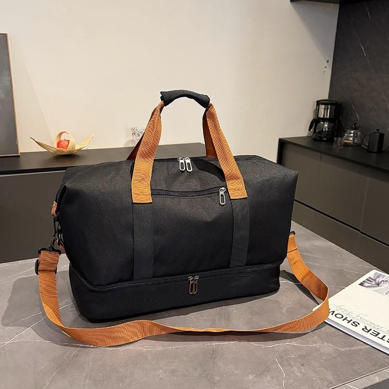 Large Capacity Lightweight Portable Travel Bag with Dry and Wet Separation, Short Distance Luggage Bag, Men's and Women's Sports Yoga Fitness Bag