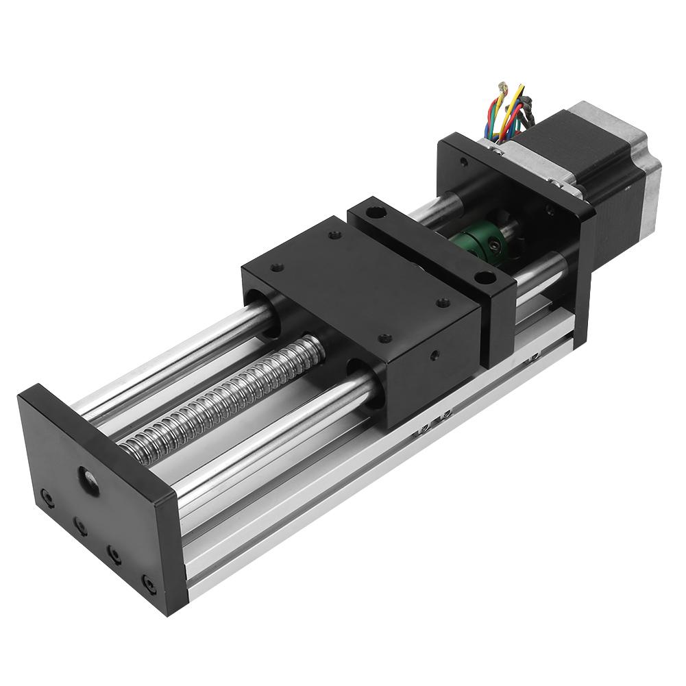 Aluminum Alloy Double Shaft Ball Screw Linear Guide Rail with 57 Motor Motion System for Automation Industry