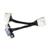 OBD2 Splitter Y-Kabel Stecker Splitter auf 2 Buchsen Verlängerungskabel 15cm/6inch Auto OBDII Splitter Verlängerungskabel