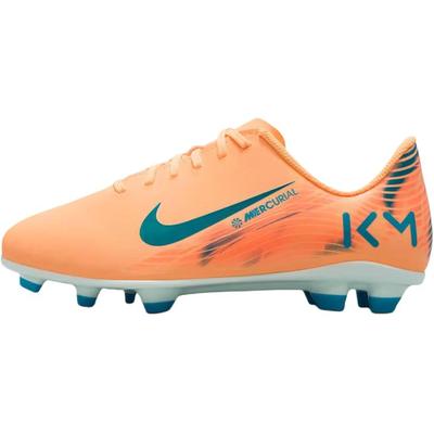 Kylian Mbappé x Jr. Mercurial Vapor 16 Club GS MG Teinte Melon/Igloo/Néo Turquoise Crampons Enfant Orange FQ8288-801