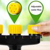 3-Head/4-Head Multi-Hole Spray Head Vegetable Garden Spraying Garden Spraying Gardening Tools Sprayer Nozzle Adjustable Speed