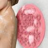 Bath Rubbing Artifact, Bathroom Wall Rubbing, Lazy Silicone Back Pressing, Not Asking for Help, Bath Brush Suction Cup Back Feet