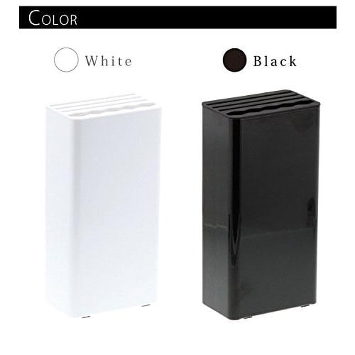 Yamazaki Jitsugyo Kitchen Knife & Scissors Stand Black Approx. W11 x D7 x H22.3cm Tower Knife Holder Knife Stand 3513