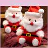 Charming Soft Plush Santa Figurine Ideal Holiday Gift For Christmas Decor Enthusiasts
