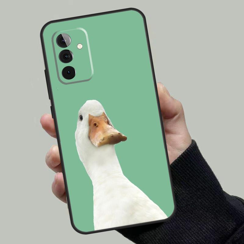 Cute Cartoon Duck Case For Samsung Galaxy A56 A36 A16 A33 A13 A23 A52 A32 A12 A54 A34 A14 A53 A15 A35 A55 A17