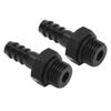 1Pair Hose Barb Fitting Connector AN6‑5 16 Inch Aluminum Hose Barb Fittings Adapter for Pipe Connections Delivery System