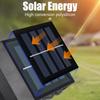 Solar Wandleuchten Außen Wasserdicht Solarbetriebene Sicherheits-LED-Leuchte für Garten Hof Zaun Heimdekoration Beleuchtung Sonnenlicht