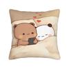 Kawaii Bear Pillow Case Bubu Dudu Soft Pillow Cover Vintage Pillowcases For Living Room Bed Chair