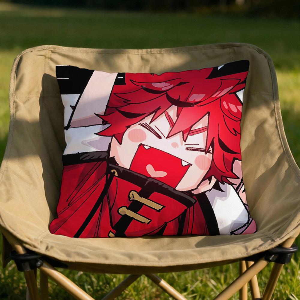 Manga GGokurakugai Cushion Cover Soft Reversible Durable Pillow Cover MultiScene Use for Home Car Daily Comfort