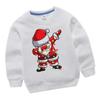 Children Relaxed Sweater Neutral Gender Sweater Shirts Pullovers Sweater Long Sleeves Festive Sweaters for 3-8Y Kids White 90