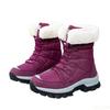 Women's Winter Warm Midsole Boots Thickened Cold Resistant Simple Comfortable Slip Resistant Wear-resistant Outdoor Hiking Boots