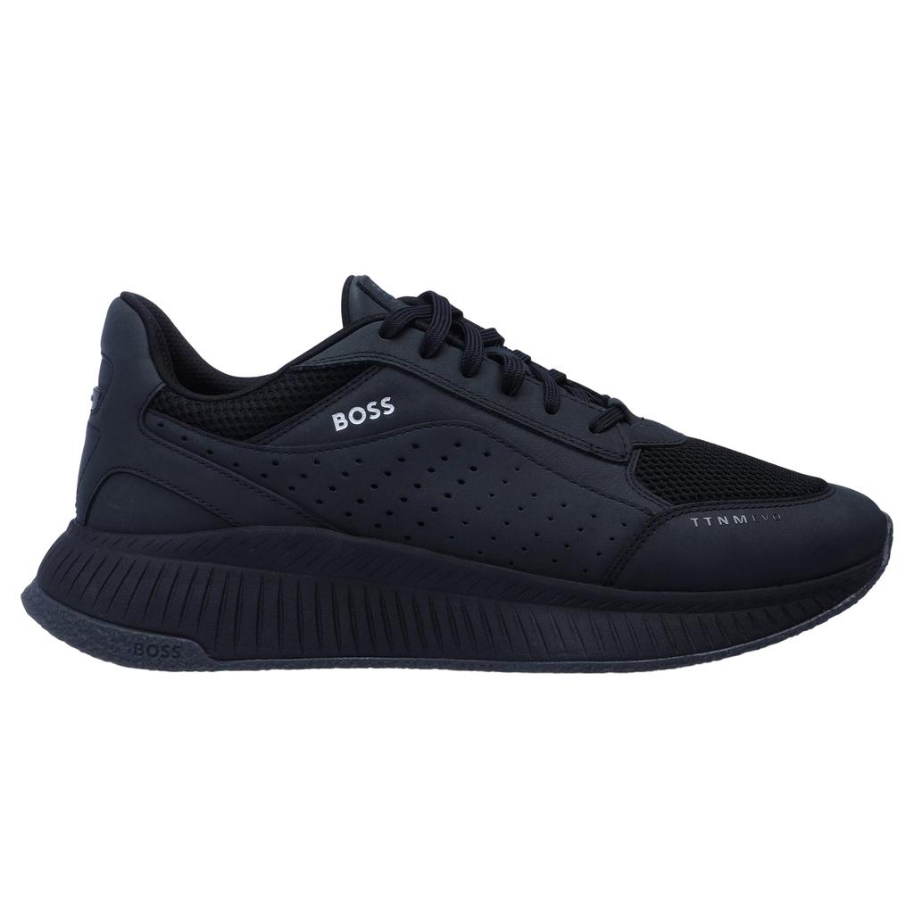 BOSS Mens TTNM EVO Leather Chunky Sole Trainers