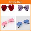 Trendy Heart-shaped Metal Eyewear With Ocean Lenses For Women Perfect For Parties And Performances