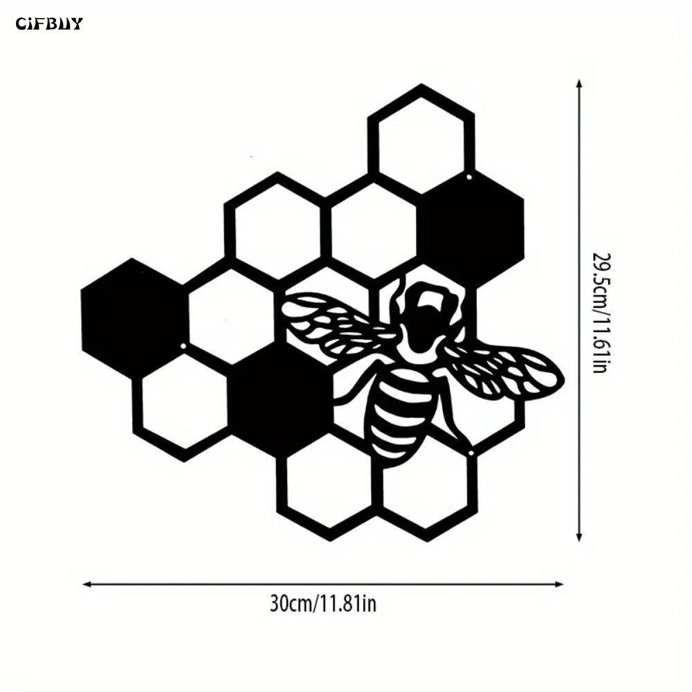 Forged Bee Metal Wall Art Home Restaurant Decor