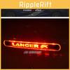 Stylish Mitsubishi Lancer Rear Brake Light Sticker In Durable Carbon Fiber Material