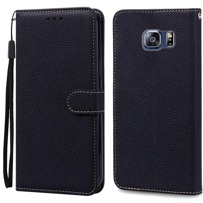 S6 Edge Case For Samsung Galaxy S6 Edge Case G925 Leather Flip Wallet Case For Samsung S6 S 6 edge Case G920 Wallet Cover Fundas