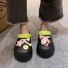 2025 New Versatile Star Platform Hole Shoes for Women In Summer, Small Casual Beach Bag Head Cool Slippers for Women