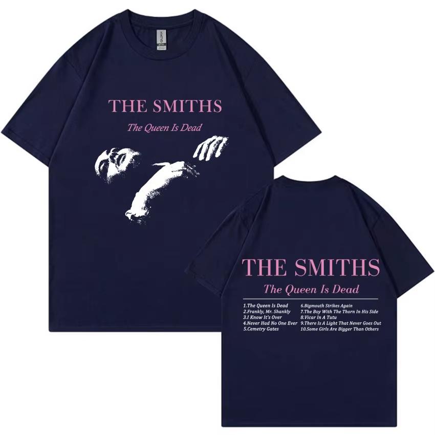 Camiseta Extragrande Con Estampado De The Smiths The Queen Is Dead Morrissey Camisetas De Banda Punk Rock A La Moda
