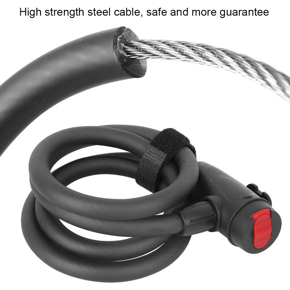Wheelup High Strength Steel Cable Mountain  Anti Theft Lock Safe   Cycling Acce