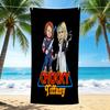 1Pc Chucky Tiffany'S Tale Beach Towel, Quick Dry, Multi-Use for Beach Pool Gym Yoga Home Travel, Christmas, Halloween, Xmas Gift M929217