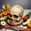 New Knives Holders for Counter Top Skull Knives Block for Kitchen Storage Scary Party Storage Rack Decoration Horror Head Rack
