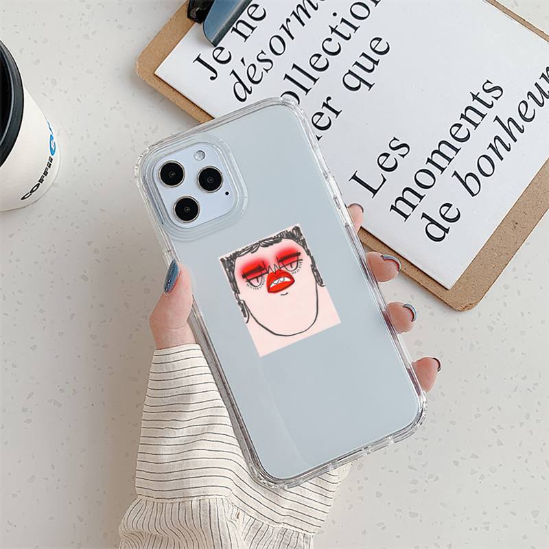 Ilustracja Amber Vittoria Etui na telefon Dla iPhone 11 12 Mini 13 14 Pro XS Max X 8 7 6s Plus 5 SE XR Przezroczysta obudowa