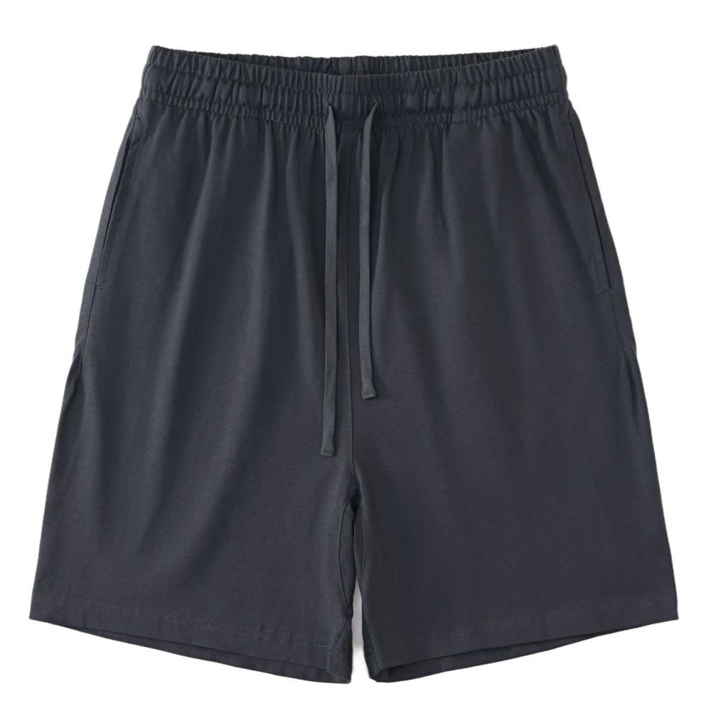 LVLV American Brand Trendy 275g Pure Cotton Loose T-shirt and Sports Shorts Set for Men, Women, and Kids.