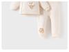 Baby Autumn & Winter High-Waist Two-Piece Set: Warm, No-Undressing Outfit for Boys & Girls