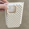 Vintage Black Polka Dot Pattern Phone Case for Samsung S26 S25 S24 S23 S22 S21 S20 Note20 Ultra Plus A73 A55 5G Silicone Cover