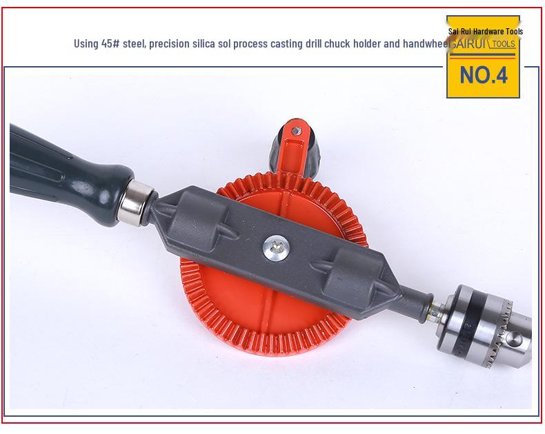Multifunctional Hand Drill: DIY Woodworking & Manual Hole Puncher
