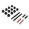Front Lower Spring Upper A Arm Bushings 1022874011 Front Control Arm Bushing and Sleeves Kit Replacement for Club Car
