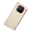 Luxury Electroplated Vegan Leather Case Mate X5 X3 Foldable Phone Full Coverage Shockproof With Kickstand