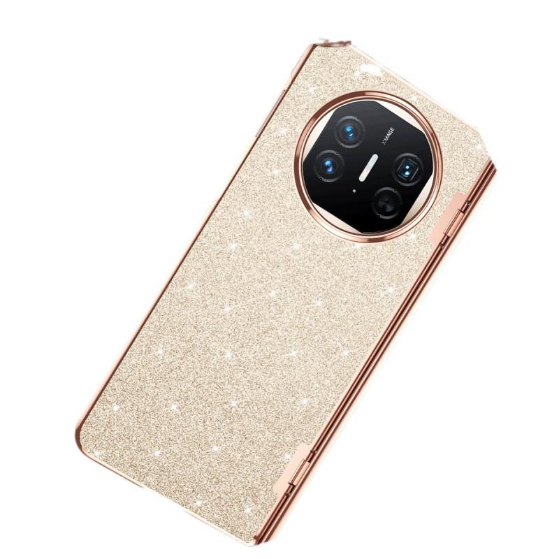 Luxury Electroplated Vegan Leather Case Mate X5 X3 Foldable Phone Full Coverage Shockproof With Kickstand