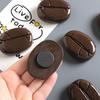 3D Coffee Bean Fridge Magnet Resin Coffee Theme Magnetic Refrigerator Accessories Memo Note Message Photo Holder Decoration Coffee Lover Gift
