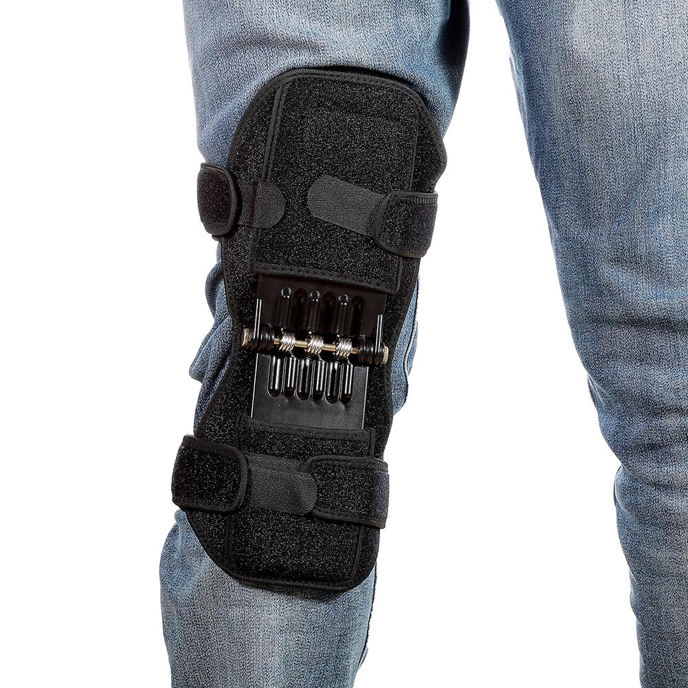 Practical Portable Knee Booster Pad Rebound Spring Force Excellent Quality Safety Material Joint Support Climbing Kneepad
