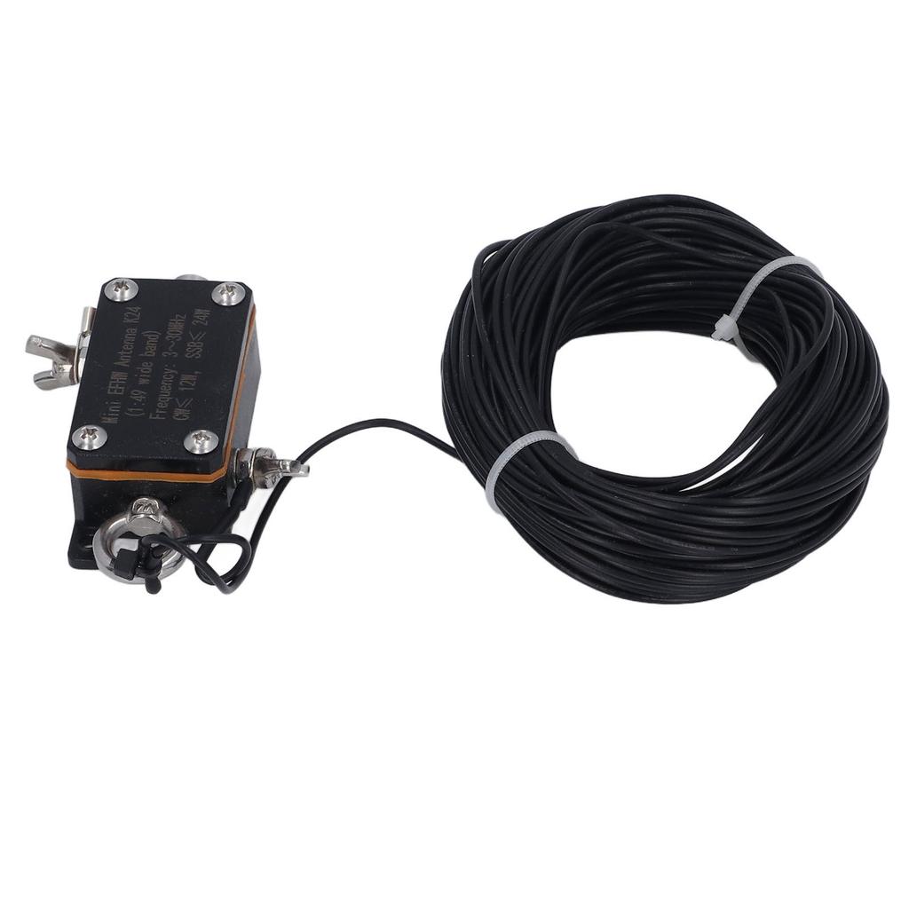 Shortwave Antenna 1:49 Balun 3‑30MHz Compact Standard Interface End Fed Half Wave Antenna
