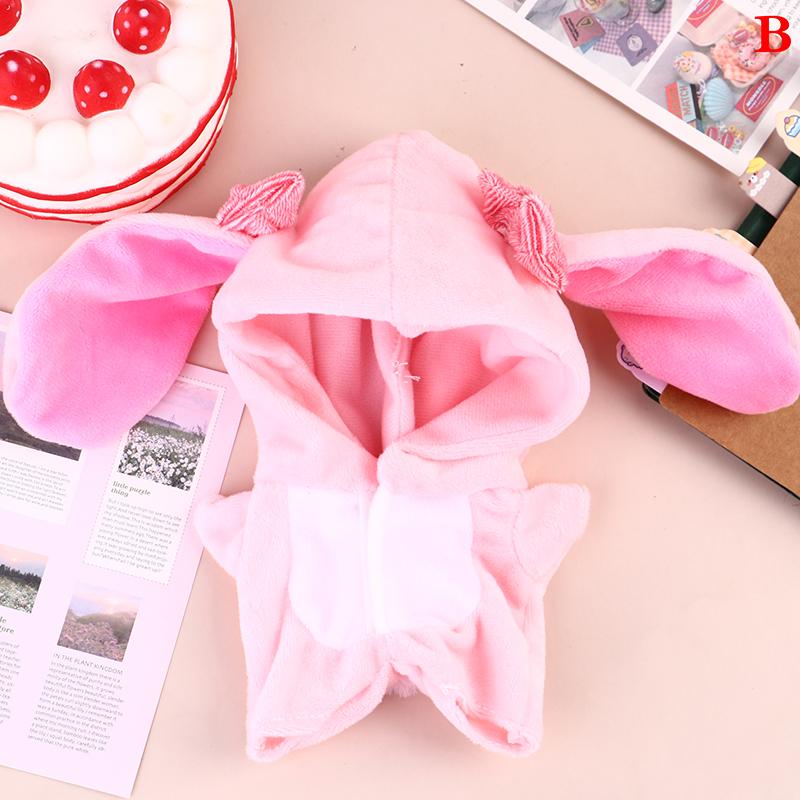 1PC Cotton For 20cm Doll Stuffed Toys Gifts Dolls Accessories Plush Toy Clothes Doll Pajamas Dinosaur Bodysuit Pants