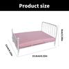 Bedroom Scene Doll Bed Furniture 1:12 Scale Mini Bed Model Dollhouse Bed  Dollhouse Accessories