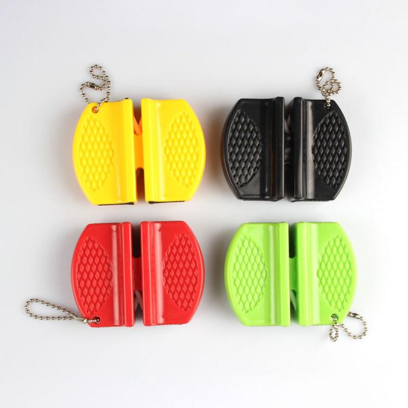 Mini Pocket Sharpener Camping Tapered Sharpening Stone Tool Kitchen