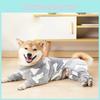 Stylish Flannel Dog Bodysuit For Small And Medium Dogs Perfect For Cold Winter Days