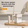 Kitchen Household Seasoning Jar Seasoning Bottle Spoon Compartment Separation Seasoning Storage Box