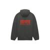 Fear of God X Adidas Collaboration SS24 Athletics Series Indiana University Letter Print Long Sleeve Drop Shoulder Hoodie Unisex Hoodies Black JJ3754