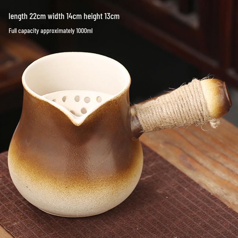 High-Temperature Resistant Ceramic Stove and Teapot Set for Outdoor Tea Brewing and Roasting
