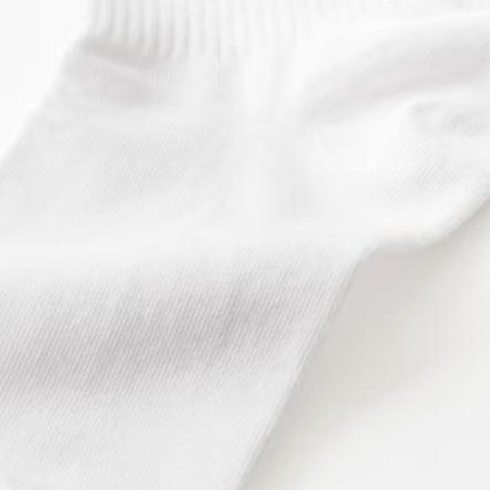 Women's Front Toe Reinforced Short Socks [5~8(US) 2.5~5.5(UK)36~39(EU)] White