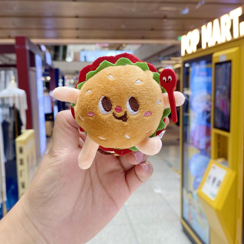 Fruitshaped Long Plush Hamburger And Fries Plushie For Gift And Collection