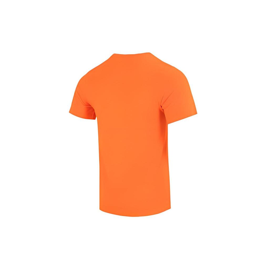 Jordan Alphabet Logo Print Round Neck Casual Knit Short Sleeve T-Shirt Men Tops Reed-Orange DV8437-817
