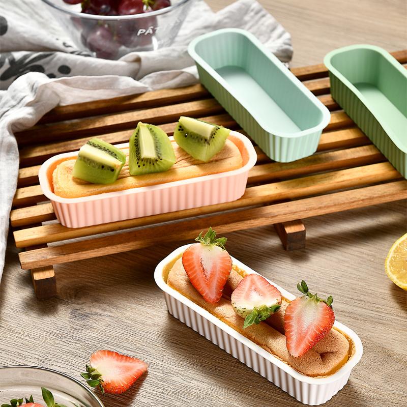 1 Pcs Silicone Rectangular Cake Mold Diy Ice Cube Tray Bread Pan Cake Toast Pancake Moulds Baking Molds Tools