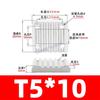 TBCR Clamp Tooth plate 2GT/2M 3M/S3M 5M/S5M 8M/S8M T2.5/T5/T10 AT5/AT10 MXL/XL/L H for Open Timing Belt connection Fixed clip