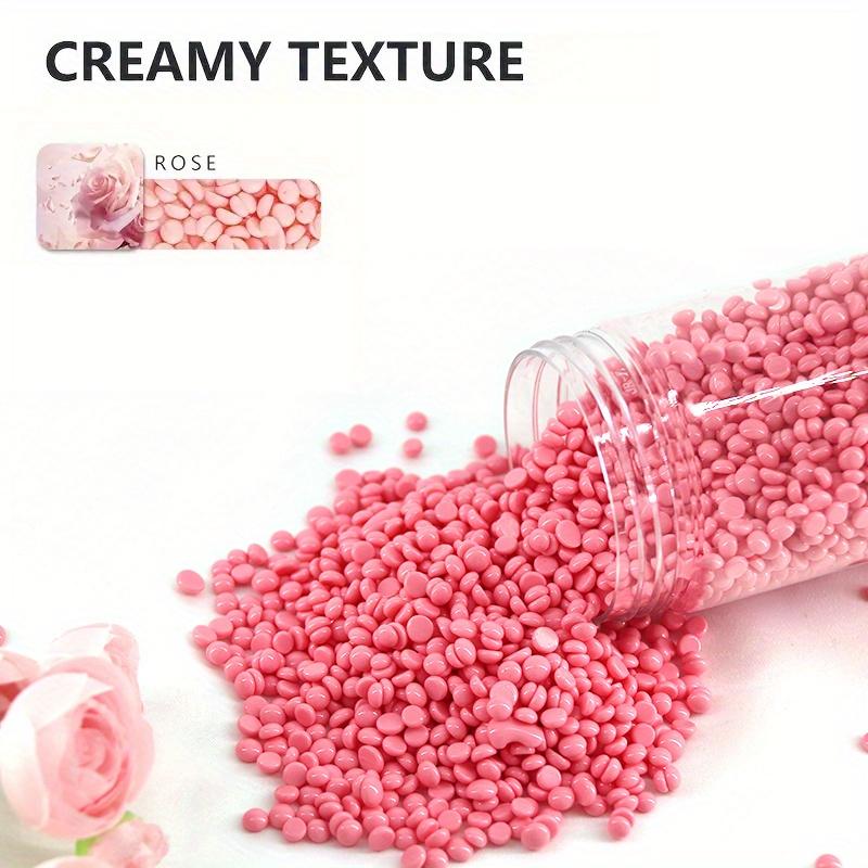 

Bottle Wax Beans 400g Bikini/Face/Legs/Arm/Body Hair Removal Hard Wax Beads For Sensitive Skin Women&Men Depilatory Hot Film Wax Pellet 400g розовый