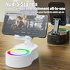 Cell Phone Holder With LEd Light Bluetooth Speaker Adjustable Tablet Bracket Support Portable Foldable  Selescopic Stand  Wireless Loudspeaker
